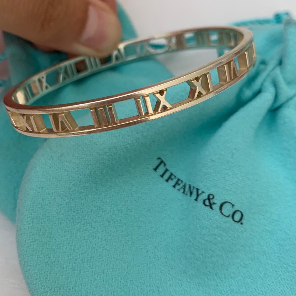 TIFFANY ATLAS collection silver bangle